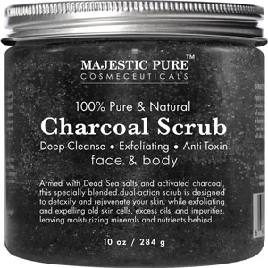 best activated charcoal face and body scrub